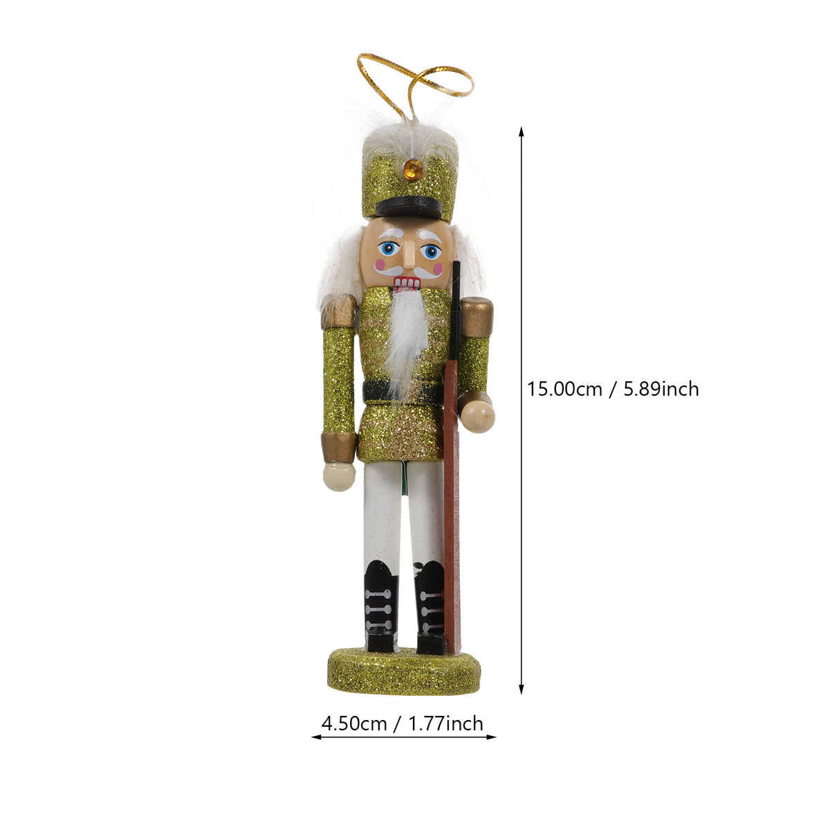 5Pcs Wooden Nutcracker Hanging Pendants Christmas Crafts I61727