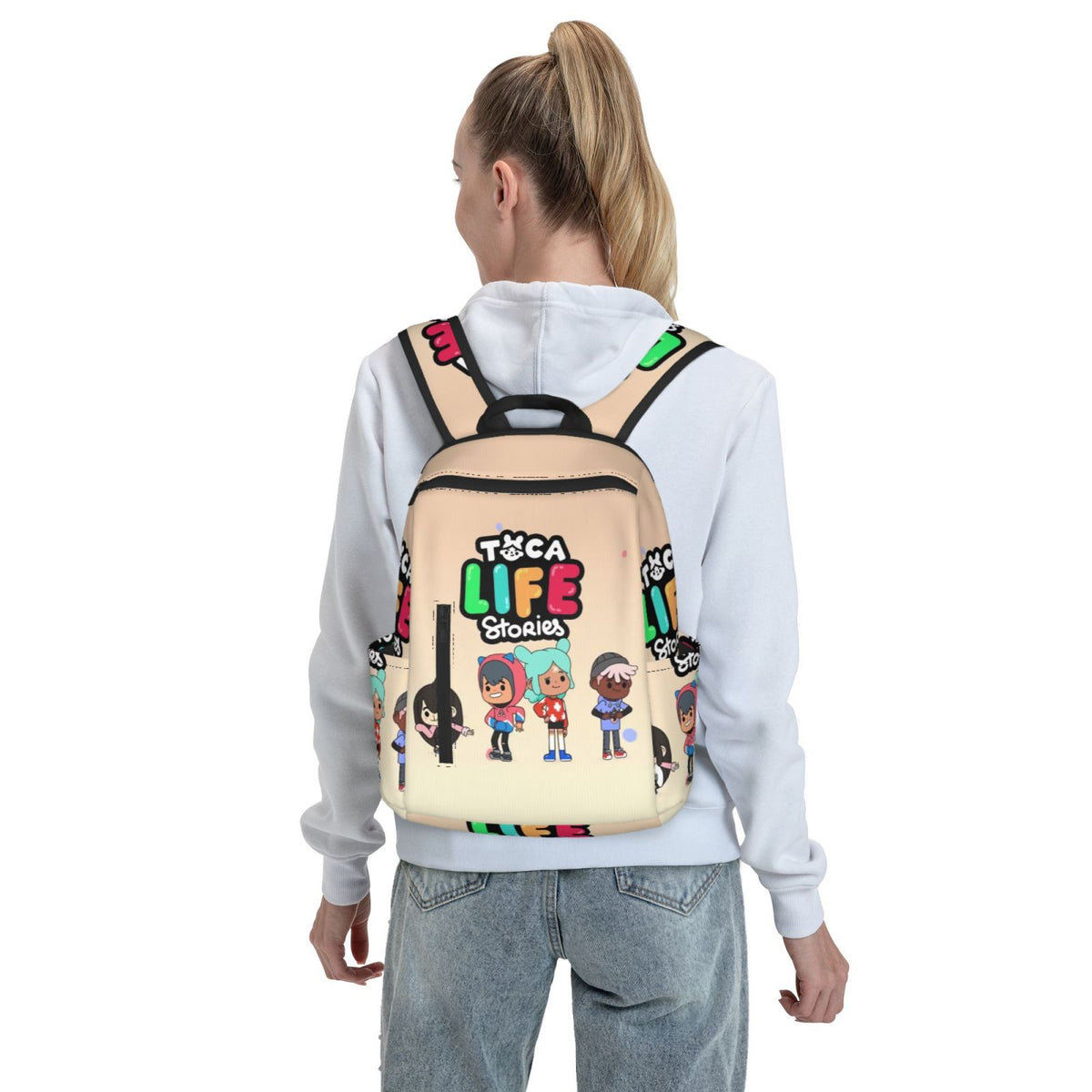 Lightweight Unisex School Backpack for Kids Teens Adult S527027