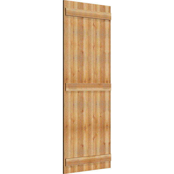 Board-n-Batten Shutters, Rough Sawn Western Red Cedar (Per Pair) D873