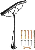 Black Wrought Iron Stair Hand Rail, Pack of 2 Q911977