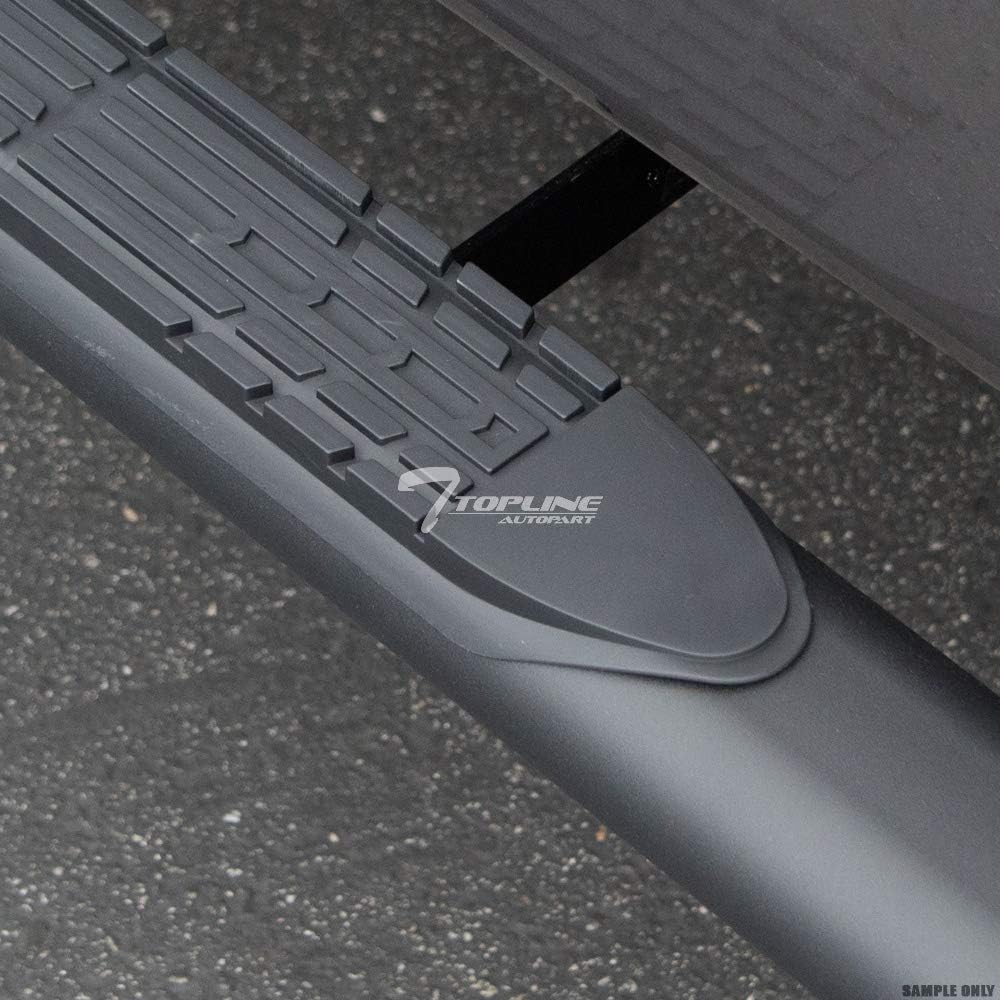 Oval Matte Black Side Step Nerf Bars Rail Running Boards D13361