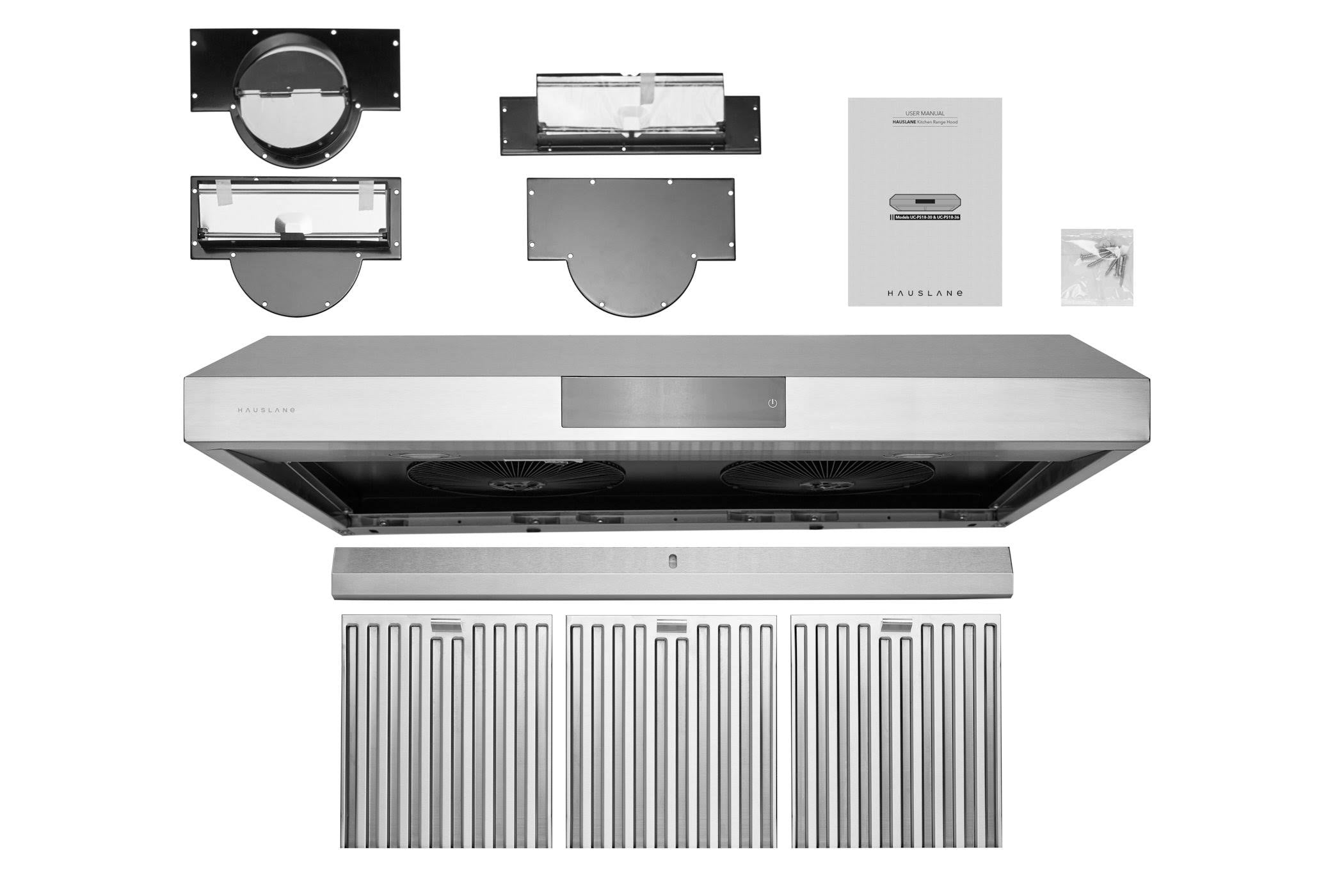 30 in. 860 CFM Ducted Under Cabinet Range Hood Stainless Steel F79471