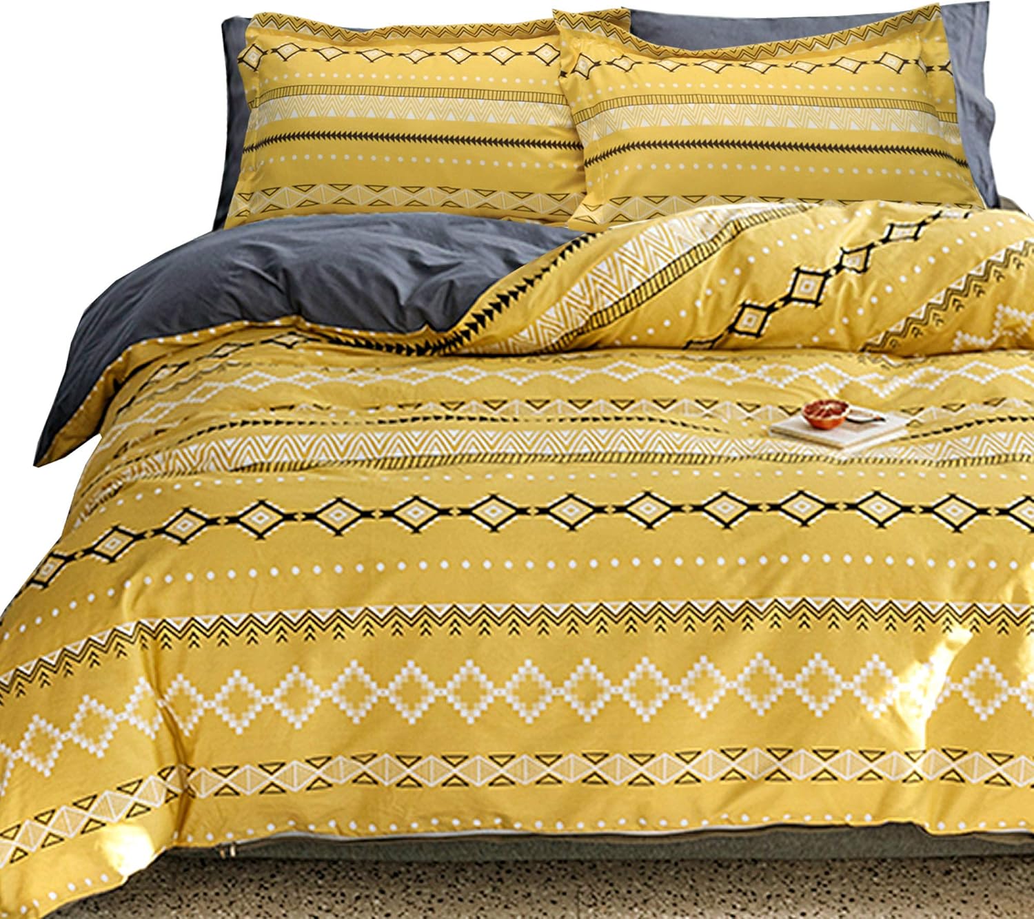 King Duvet Cover Set 3pc Microfiber Z255