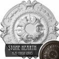 Hand-Painted Stone Hearth Ceiling Medallion J6535