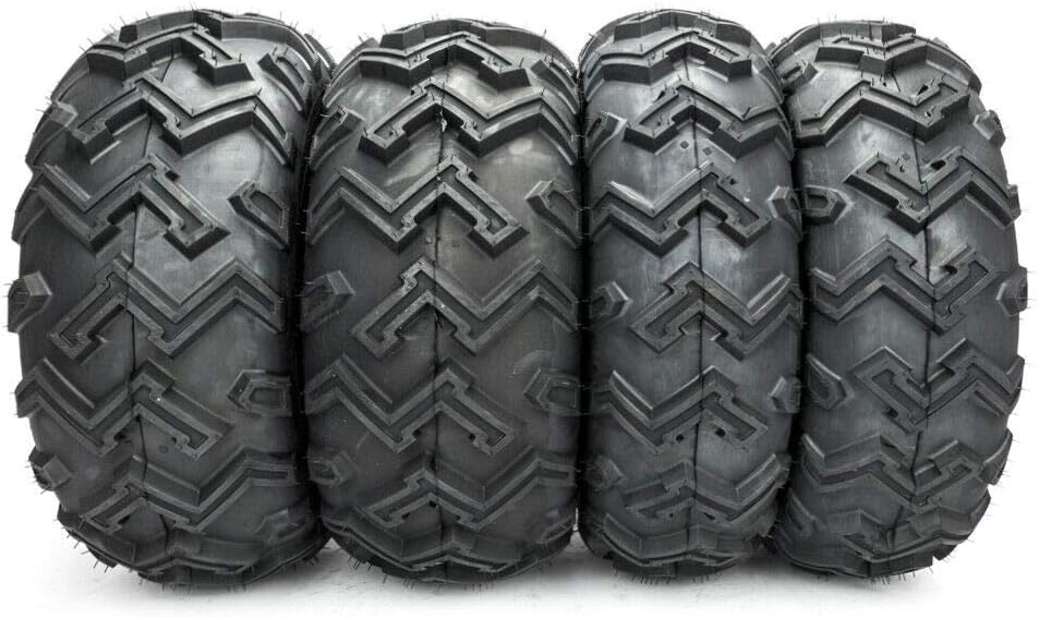 4PCS 25x8-12 Front & 25x10-12 Rear 6 Ply ATV/UTV Tubeless Tires L111528