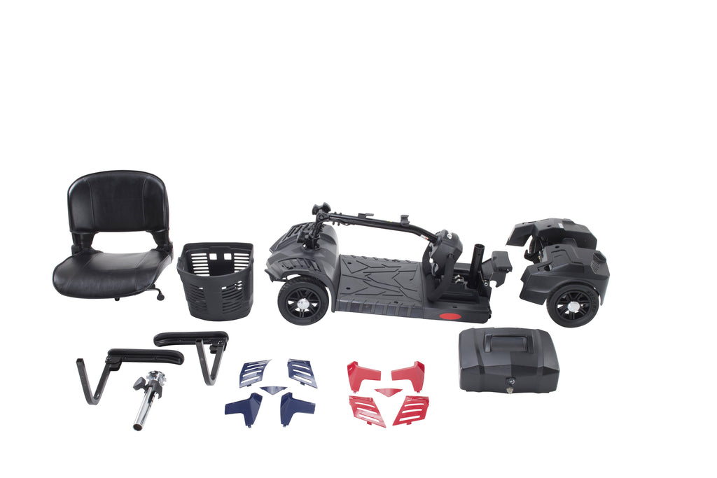 Compact Travel Power Scooter, 4 Wheel A650379