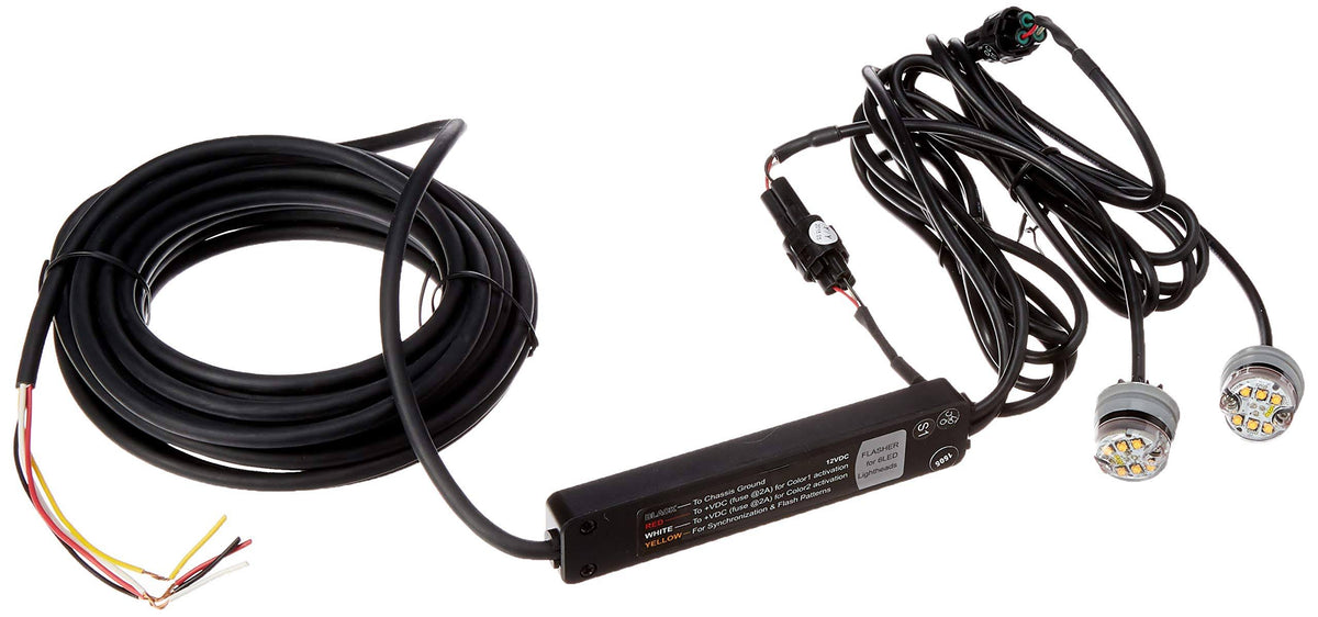 Amber Push-On Hidden Strobe Kit F476