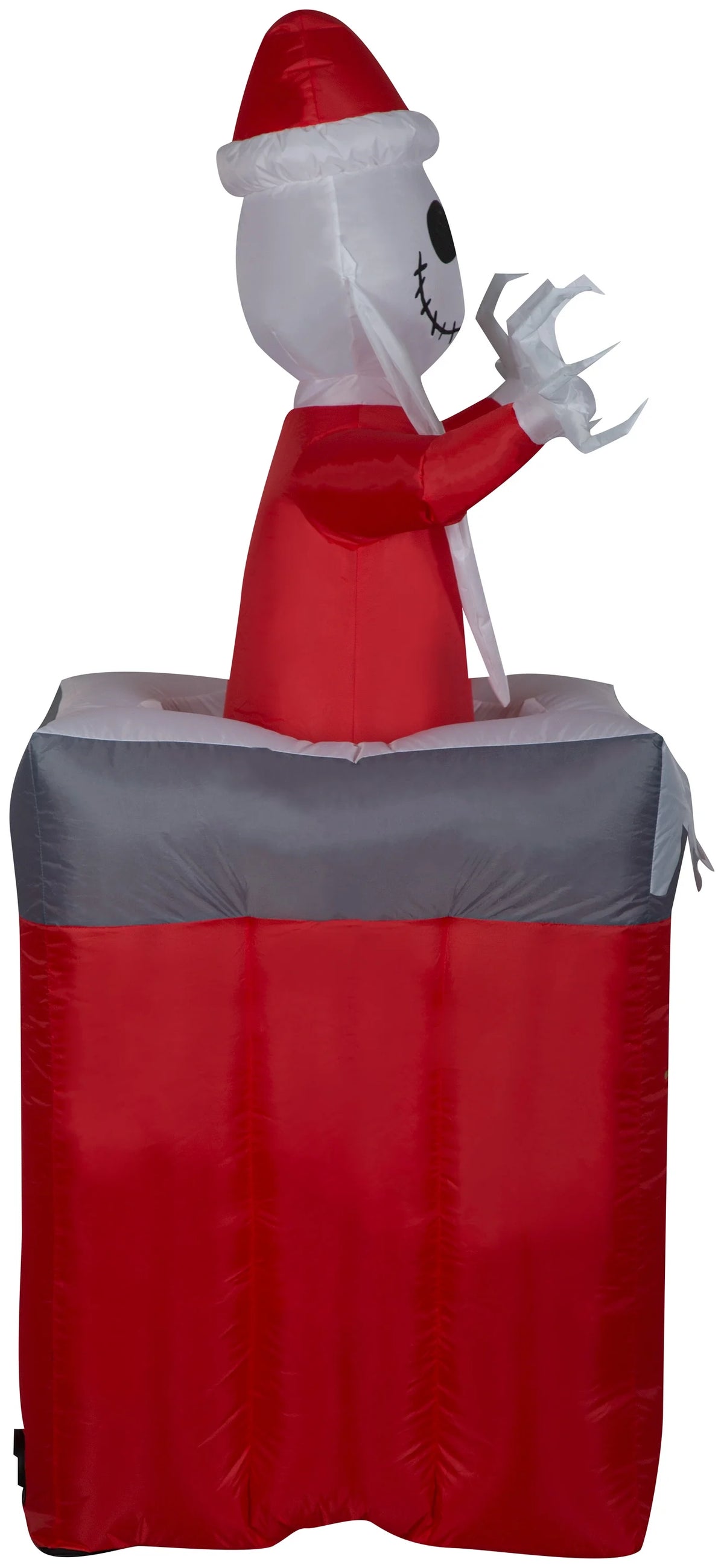 Animated Christmas Airblown Inflatable Jack Skellington in Chimney, 5.5 ft Tall H871