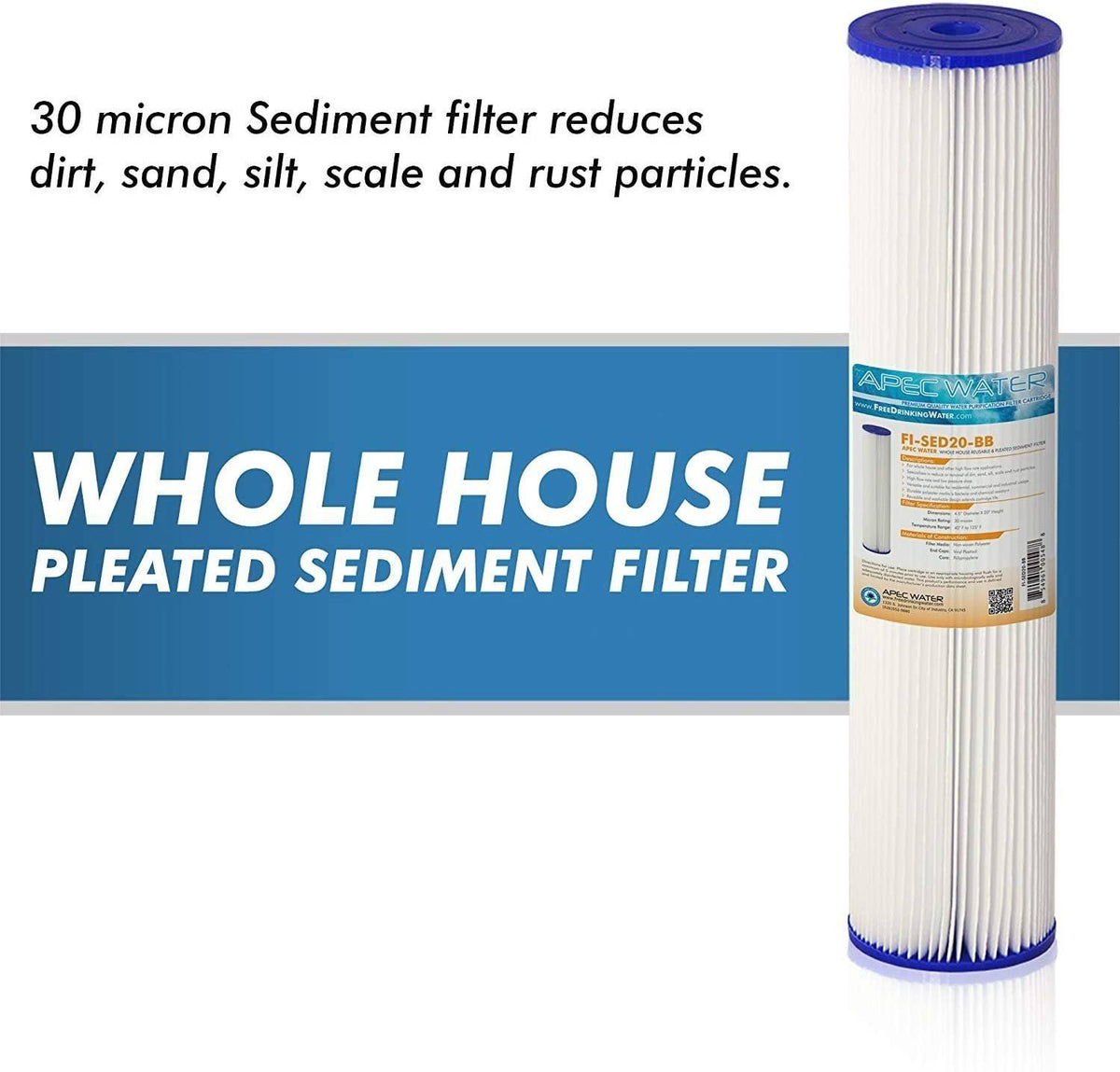 20x22 Whole House Sediment Replacement Filter E30650