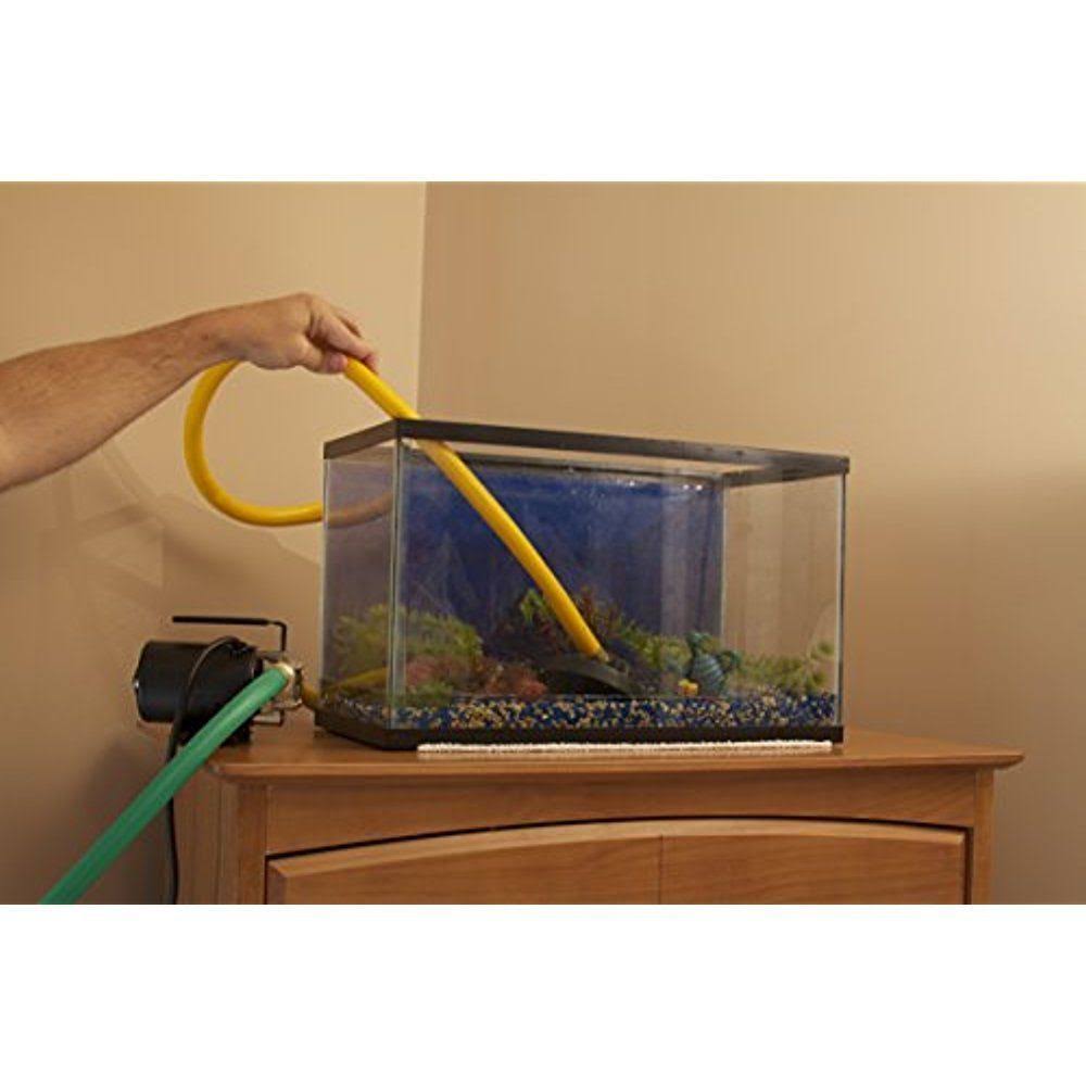Black Portable Transfer Water Pump with Suction Hose and Attachment G159