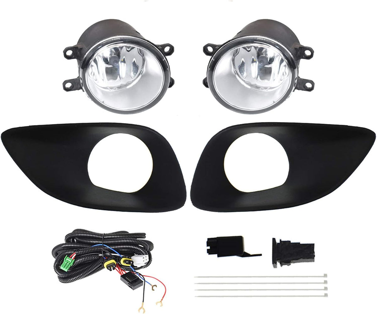2Pcs Clear Fog Lights with Switch Kit P54211