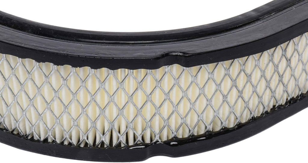 Finned Aluminum Air Cleaner, Oval 12” x 8 3/8” x 3”, Black Cast Aluminum Top H704