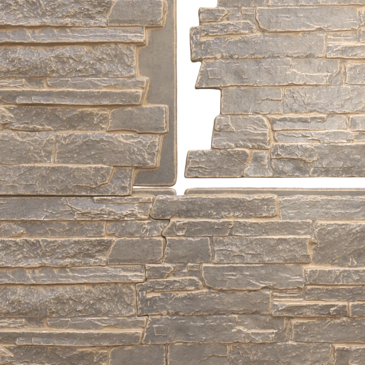 Faux Stone Siding Panel U22951