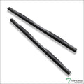 Oval Matte Black Side Step Nerf Bars Rail Running Boards D13361