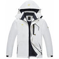 White XXL Waterproof Ski Snowboard Jacket J7861