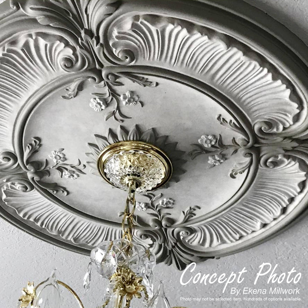 Platinum Finished Ceiling Medallion O636