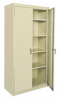 Commercial Storage Cabinet, Tropic Sand, 78 in H x 46 in W x 24 in D T114316
