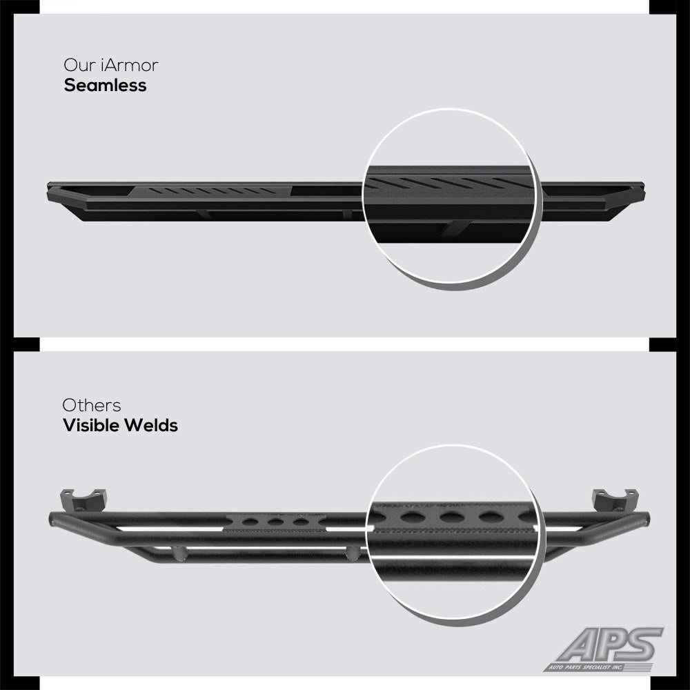 Black Aluminum Running Boards Side Steps A8160