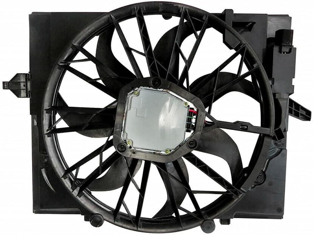 A/C Radiator Fan Assembly for BMW 525i 530i Sedan 2004 2005 Automatic Transmission K96410