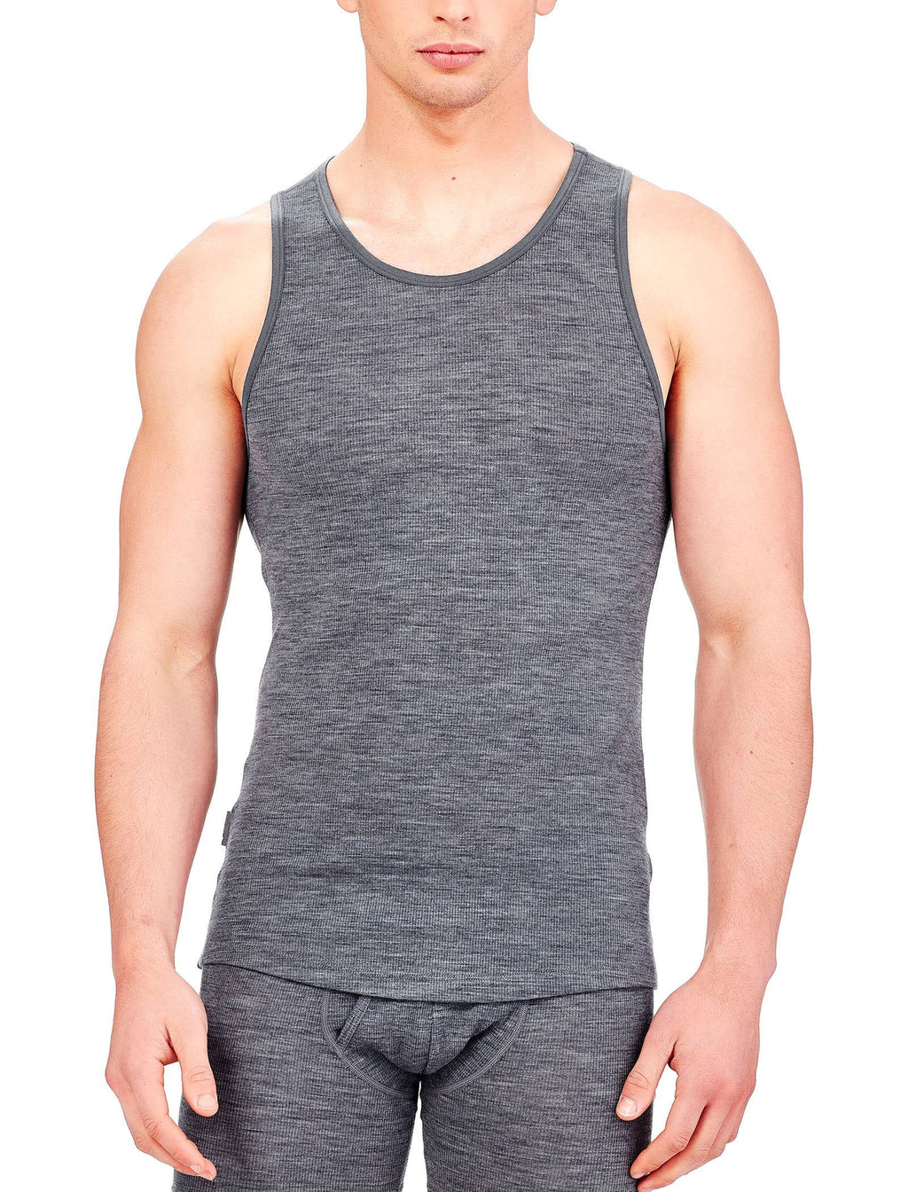 Men's Anatomica Rib Tank Gritstone Heather Z150