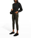 Dark Camo Skinny Crop Jeans B308172