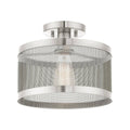 Brushed Nickel Semi Flush Mount Light B210957