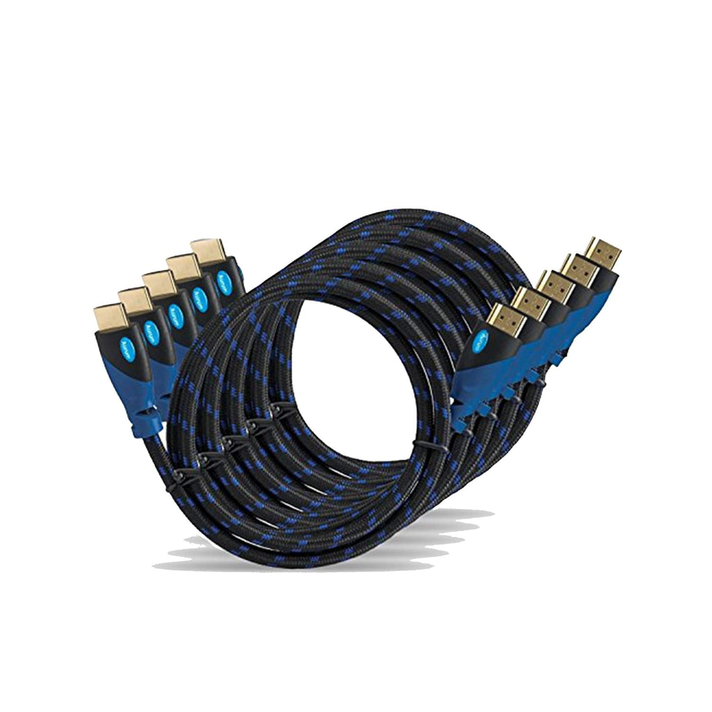 6 Ft Braided HDMI Cable with Ethernet 20 Pack H2764