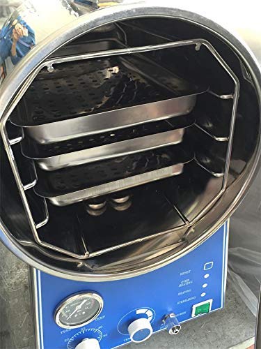 24L High Pressure Stainless Steel Steam Autoclave Sterilizer W438656