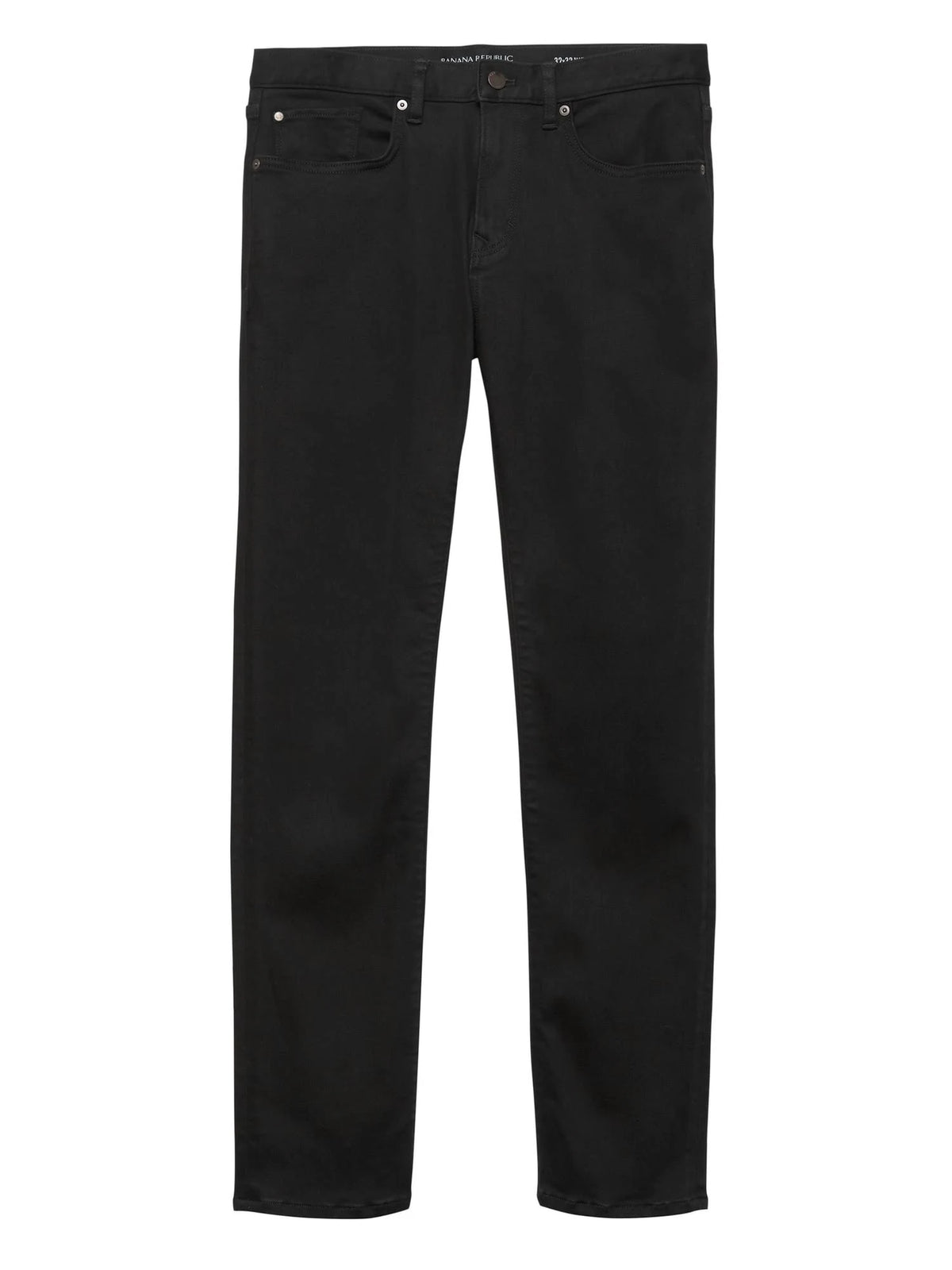 Slim Luxe Traveler Black Jeans 33W 30L D7910
