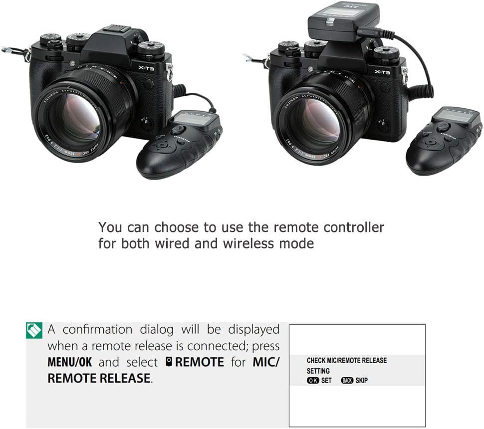 Wireless Intervalometer Timer Remote Control Shutter Release Pack of 2 O279