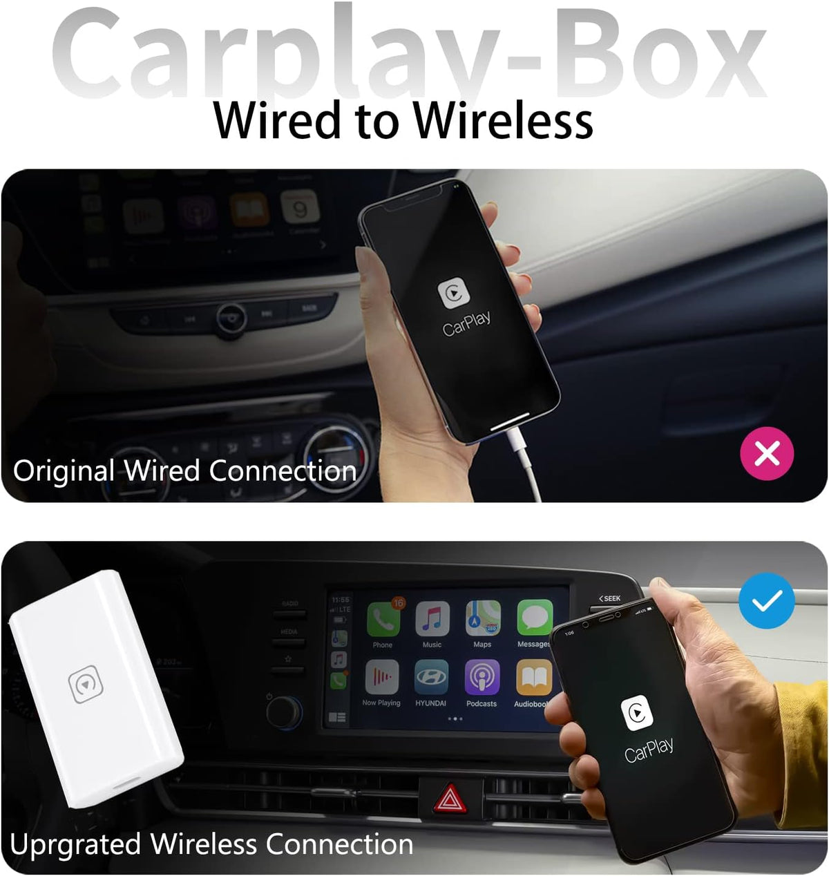 Wireless CarPlay Adapter Pack of 2 E20090