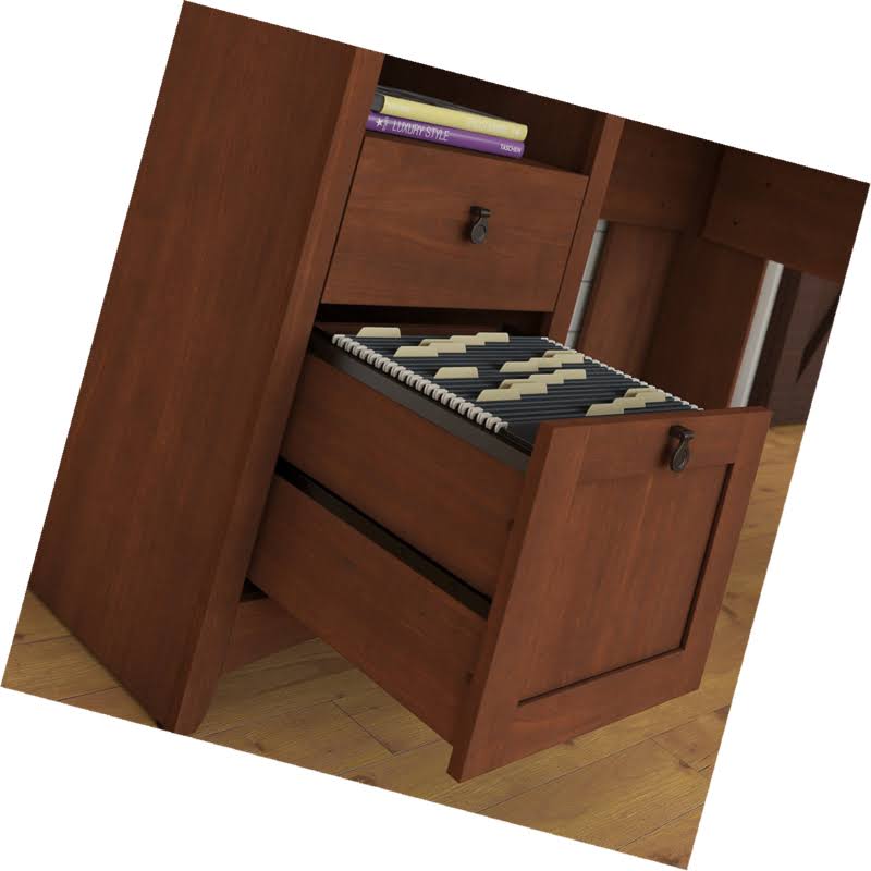 L Shaped Desk with Lateral File Cabinet G705